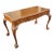 Fine American Chippendale Revival Carved Walnut Leather Top Writing Desk With Ball-and-Claw Feet, Circa 1940 For Sale