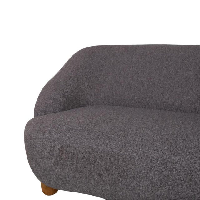 Margas 2-Seater Sofa and Lounge Chair in Grey Upholstery from &Tradition, Set of 2 For Sale - Image 10 of 18