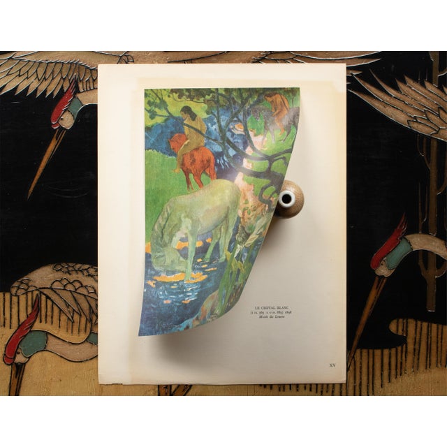 1940s 1949 After Paul Gauguin "The White Horse", First Edition Offset Lithograph For Sale - Image 5 of 8