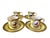 Gold Coffee Cups by Ancienne Manifacture Royale, Set of 4 For Sale - Image 8 of 9