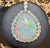 Early 21st Century 40 Carat Pear Ethiopian Opal & 8 Carat Diamond Pendant/Necklace 14K Yellow Gold For Sale - Image 5 of 18