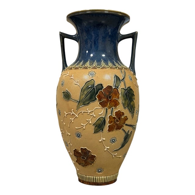 Lambeth Slaters Patent Vase from Royal Doulton, 1890s For Sale