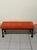 Bench in Stained Wood and Corduroy, 1960s For Sale - Image 13 of 13
