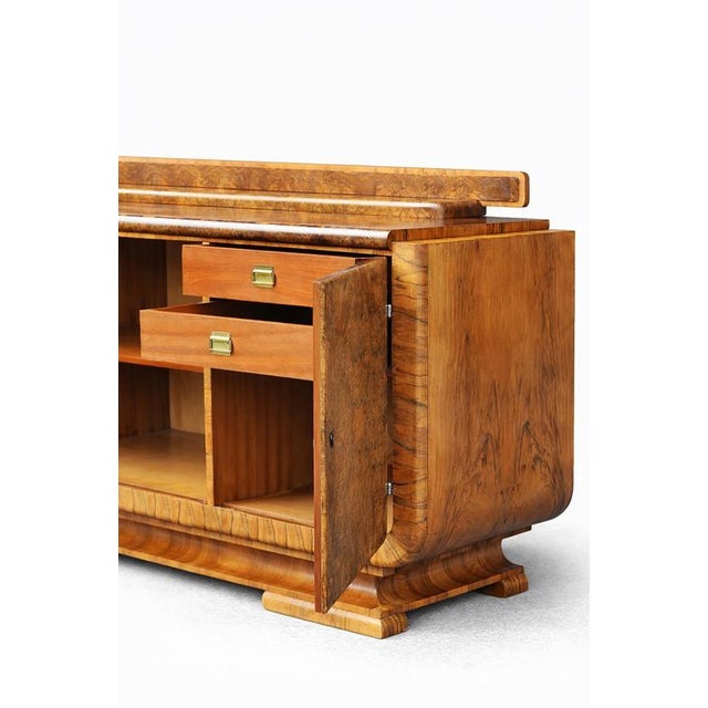 1920s Vintage Art Deco Credenza by J. Halabala for Up Závody, Czech, 1920s For Sale - Image 5 of 18