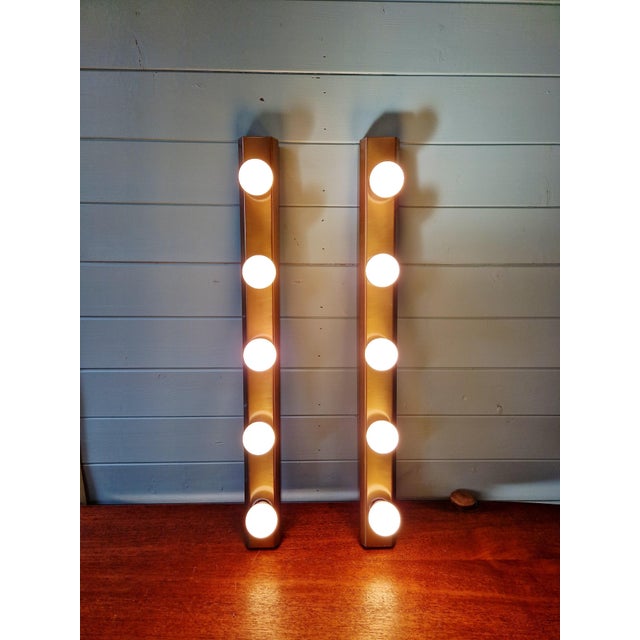 Brass Wall Sconces in the style of Lodge, 1970s, Set of 3 For Sale - Image 4 of 13