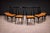 1950s Set of 8 Dining Chairs in Hardwood & Leather, Giuseppe Scapinelli, 1950s - Lot 471 For Sale - Image 5 of 11