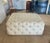 1990s Tufted Leather Ottoman For Sale - Image 5 of 10