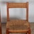 Wood Vintage French Straw-Seated Chairs in Elm, 1950, Set of 6 For Sale - Image 7 of 11