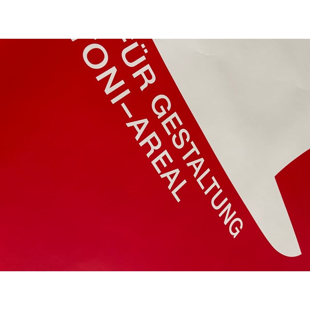 Large Format Raffinerie AG Bally Red Museum für Gestaltung Poster, Zürich, 2019 For Sale - Image 3 of 6