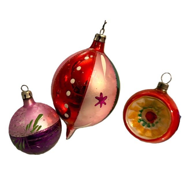 Vintage European Mercury Glass Ornaments - Set of 10 For Sale In New York - Image 6 of 17