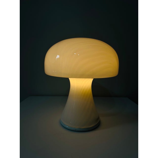 Murano Mushroom Table Lamp, Italy, 1980s For Sale - Image 6 of 6