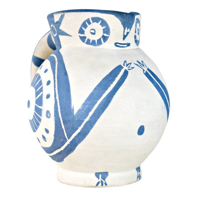 Pablo Picasso, Little Owl Pitcher Ramié Catalogue No. 82, 1949, Ceramic For Sale