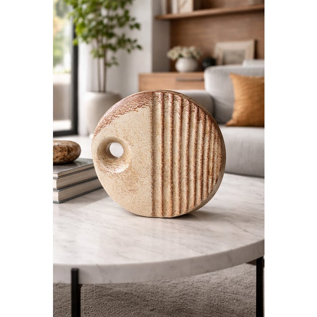 Sculptural Ceramic Vase by Roberto Rigon for Bertoncello, Italy, 1960s For Sale - Image 3 of 11