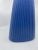 Vintage Blue Art Deco Textured Vase For Sale - Image 12 of 13