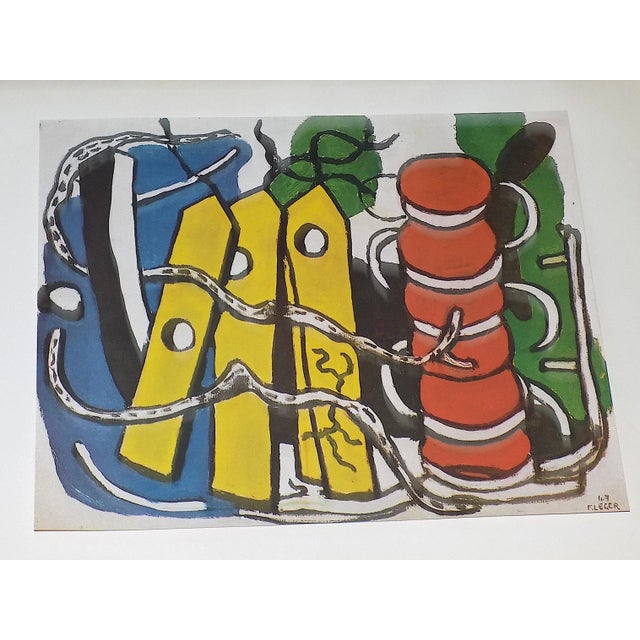 Fernand Léger Vintage Mid 20th Century Fernand Leger Signed Limited Edition Cubist Lithographs - Set of 5 For Sale - Image 4 of 8