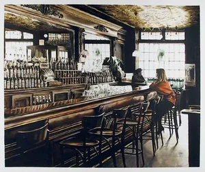Harry McCormick "The Landmark Tavern" Serigraph