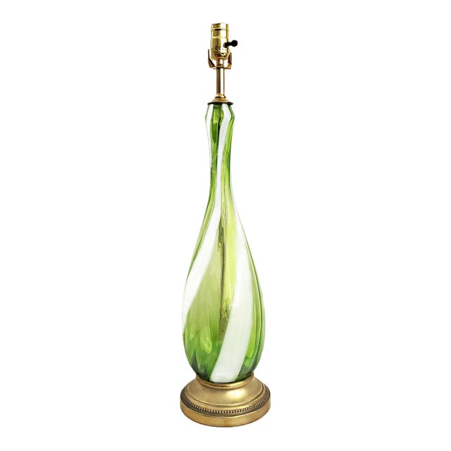 Lamp Murano Glass 1950s Restored For Sale