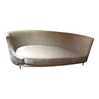 Vintage Modern Italian Moroso NewTone Drop Left Sofa For Sale