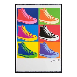 1986 Carnegie Museum of Art After Andy Warhol „Converse" Lithograph For Sale