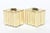 Mid-Century Modern Vintage Brass Sculptural Diamond Shaped Candlesticks Pair Of, 1970's For Sale - Image 3 of 11