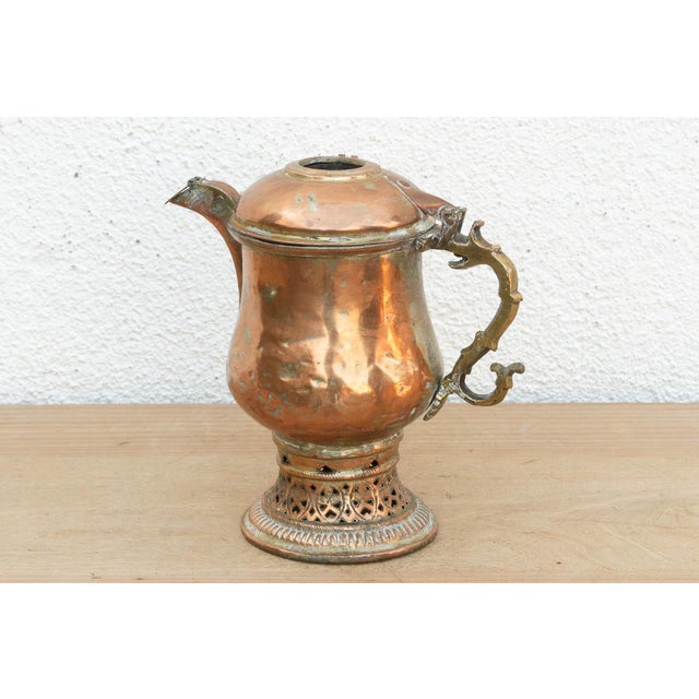 Mid 20th Century Antique Kashmiri Copper Samavar For Sale - Image 5 of 8