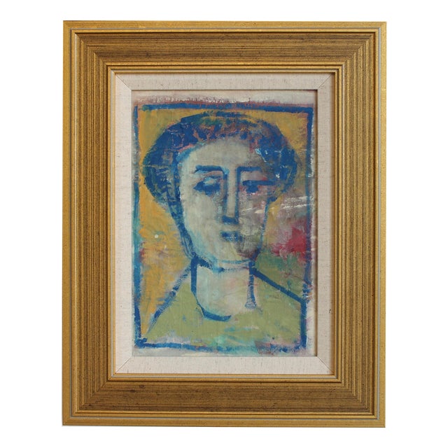 Florentine School Artist, Hidden Portraits XVI, 1990s, Acrylic on Canvas, Framed For Sale