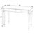 Mid-Century Modern Kai 45 in. W Rectangular Wood 2 Drawer Console Table, Antique Beige For Sale - Image 3 of 9