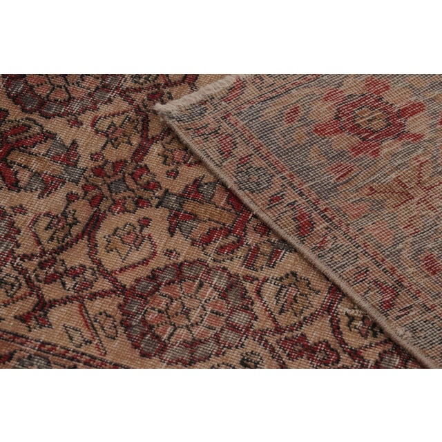 Vintage Distressed Rug With Muted Floral Medallions - Rug & Kilim For Sale - Image 11 of 11