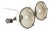 Vintage Industrial Huge 22” Floodlight Lamps Westinghouse Pair For Sale