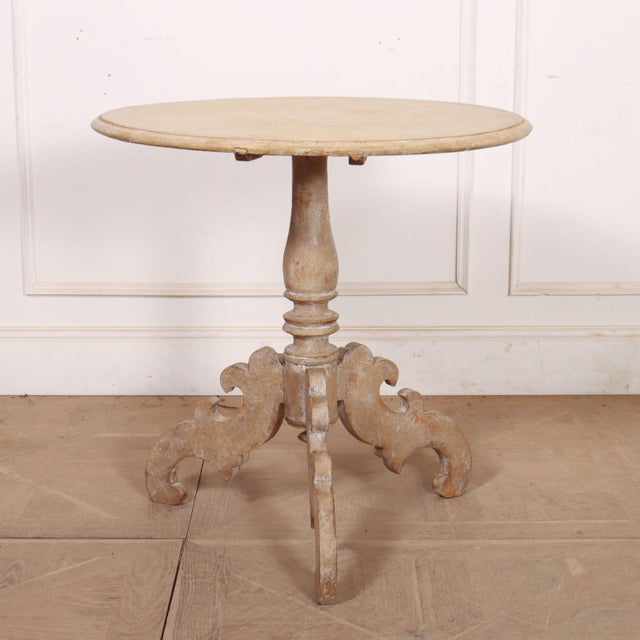 Swedish Painted Lamp Table For Sale - Image 9 of 9