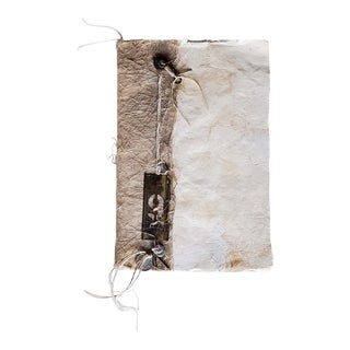 Vintage Hand Made Paper Book For Sale