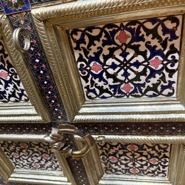 Cloisonné Two Panel Door For Sale - Image 4 of 10