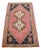 1970s Hand Knotted Small Turkish Rug Wool Door Mat Entry Decor - 23'' X 40'' For Sale - Image 5 of 14