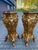 1990s Italian Baroque Gold Resin Pedestals - Pair of 2 Pc For Sale - Image 17 of 17