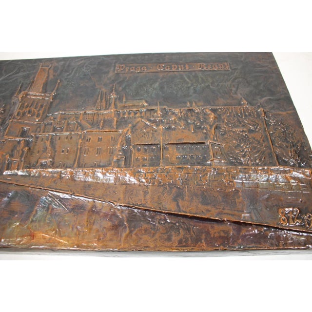 Mid-Century Wall Sculpture in Copper and Metal, 1972 For Sale - Image 6 of 18