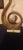 Amber Contemporary Amber & Clear Hand-Blown Art Glass Ribbon Sculpture on Crystal Base For Sale - Image 8 of 11