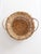 Vintage Round Wicker Basket With Handles For Sale - Image 4 of 18