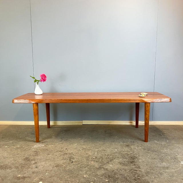 Mid-Century Modern Large Coffee Table in Teak by John Boné for Mikael Laursen, 1960s For Sale - Image 3 of 11