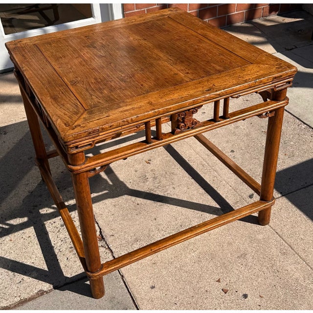 2000 - 2009 18th C Style Ming Chinese Bamboo Center Table by Burton-Ching For Sale - Image 5 of 6