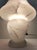 Vintage Italian White Murano Glass Table Lamp with Pink Marble Effect, 1970s For Sale - Image 9 of 16
