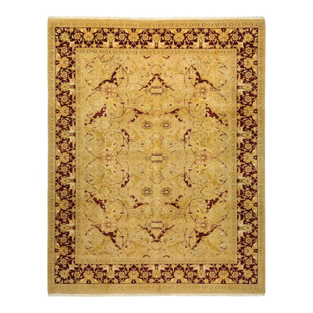 Mogul Collection Hand-Knotted Area Rug - Gold Collection 8' 2" X 10' 2" For Sale - Image 10 of 10