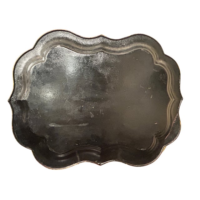 Late 19th Century Late 19th Century Decorated Tray For Sale - Image 5 of 5