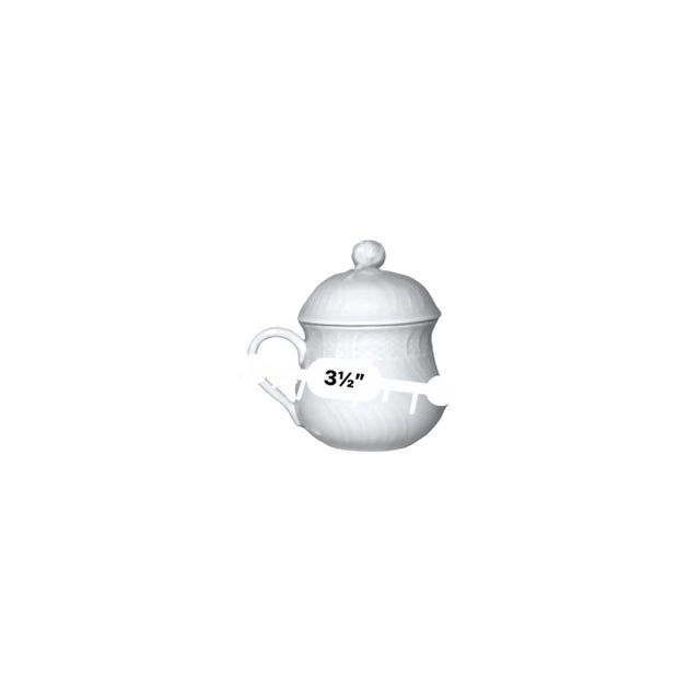 Late 20th Century Richard Ginori Vecchio White Porcelain Pot De Crème Cups - Set of 5 For Sale - Image 10 of 12