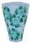 Fratelli Fanciullacci Blue & White Floral Pottery Vase For Sale