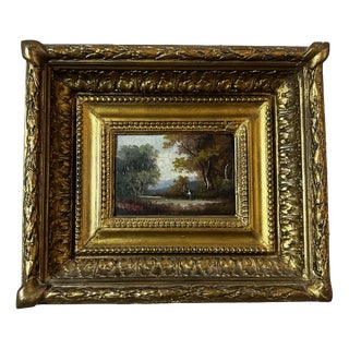 Landscape Composition, 1900s, Oil Painting For Sale