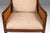 Set of Two (2) Rare Mid-Century Modern Caned Lounge Chairs in Walnut Attributed to Kipp Stewart for Directional, Usa, C. 1950s For Sale - Image 9 of 17