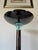 1980s 1980s Postmodern Gunmetal and Glass Torchiere Floor Lamp For Sale - Image 5 of 11