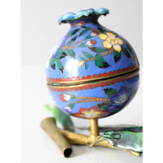 Antique Cloisonne Box For Sale - Image 12 of 12