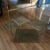 Mid 20th Century MCM Geometric Painted Gold Metal Grate Plant Stand For Sale - Image 5 of 5