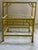 1950s Pair of Vintage Meadowcraft Palm Beach Style Faux Bamboo Side Tables in a Custom Canary Yellow For Sale - Image 5 of 9